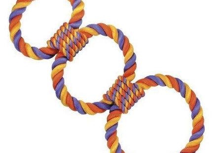 JAMBO BRINQ. CORDA PATTERN ARGOLA TRIPLA 40 CM