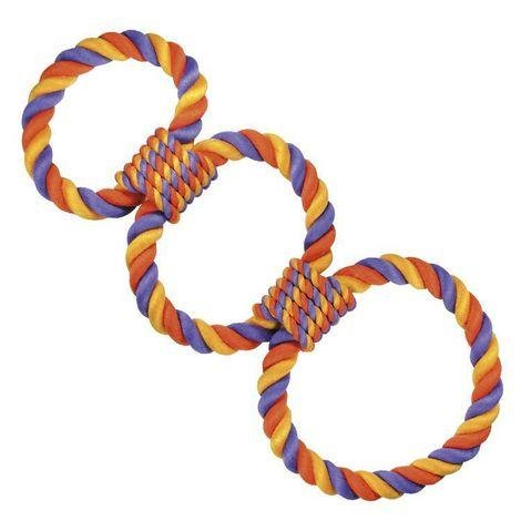 JAMBO BRINQ. CORDA PATTERN ARGOLA TRIPLA 40 CM
