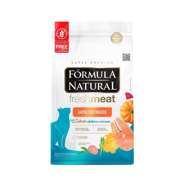 FORMULA NATURAL FRESH GATOS ADULTOS CAST SALMAO 1KG