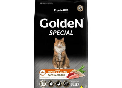 GOLDEN SPECIAL GATOS ADULTOS FRANGO/CARNE 10,1KG