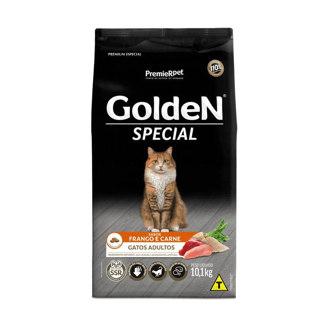 GOLDEN SPECIAL GATOS ADULTOS FRANGO/CARNE 10,1KG