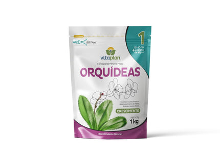 VITAPLAN FERTILIZANTE P/ ORQUIDEAS CRESCIMENTO 1KG