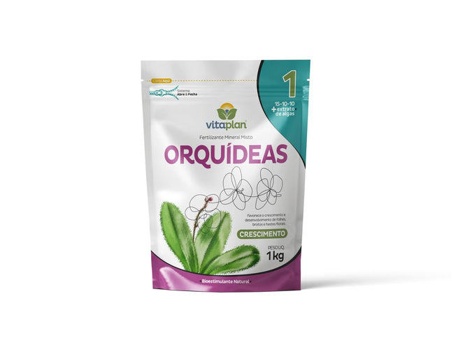 VITAPLAN FERTILIZANTE P/ ORQUIDEAS CRESCIMENTO 1KG