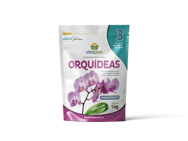 VITAPLAN FERTILIZANTE P/ ORQUIDEAS MANUTENCAO 1KG