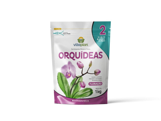 VITAPLAN FERTILIZANTE P/ ORQUIDEAS FLORACAO 1KG
