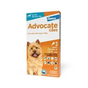 ELANCO ADVOCATE CAES 4 A 10KG 1ML (LEVE 3 PAGUE 2)