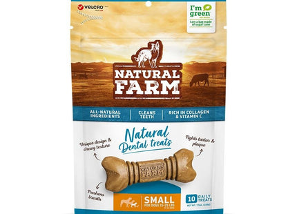 NATURAL FARM DENTAL TREATS SMAL 210G