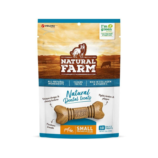 NATURAL FARM DENTAL TREATS SMAL 210G