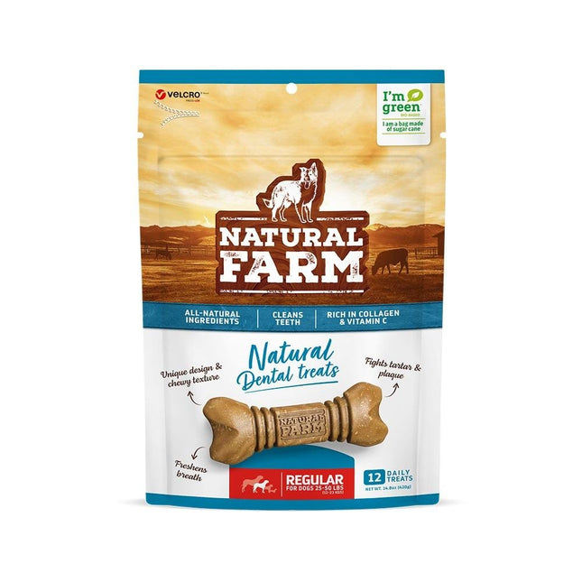 NATURAL FARM DENTAL TREATS REGULAR 420G