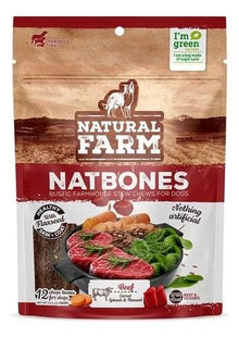 NATURAL FARM NATBONES CARNE 340G