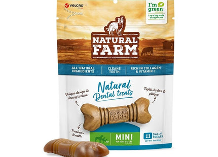 NATURAL FARM DENTAL TREATS MINI 85G