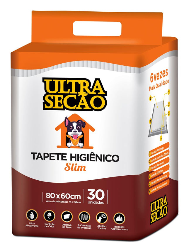 GREAT PETS TAPETE HIG. ULTRA SECAO BRANCO 80X60 - C/30UNI