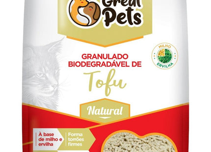 GREAT PETS AREIA BIO DE TOFU NATURAL 2KG