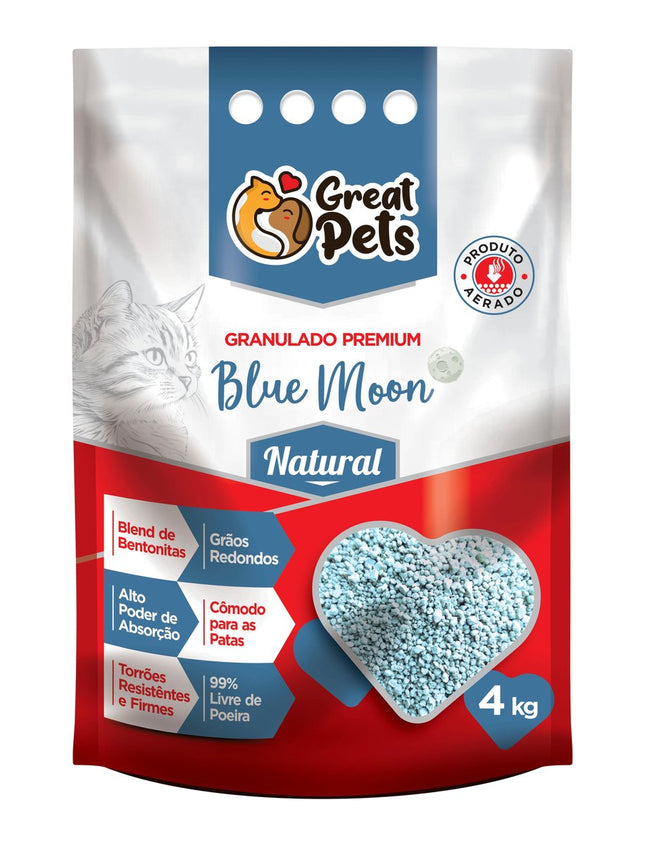 GREAT PETS GRANULADO BLUE MOON NATURAL 4KG