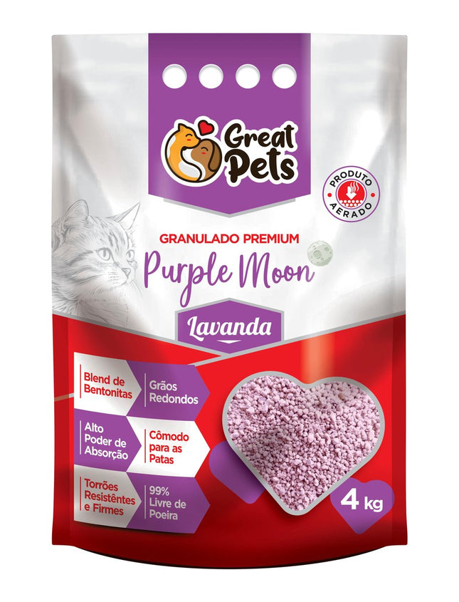 GREAT PETS GRANULADO PURPLE MOON LAVANDA 4KG