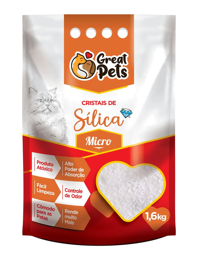 GREAT PETS AREIA SILICA MICRO 1,6KG