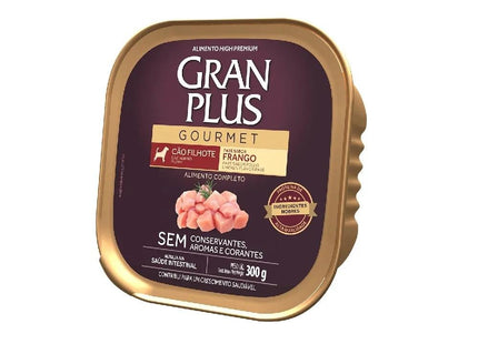 GRAN PLUS GOURMET CAES FILHOTES FRANGO 300G