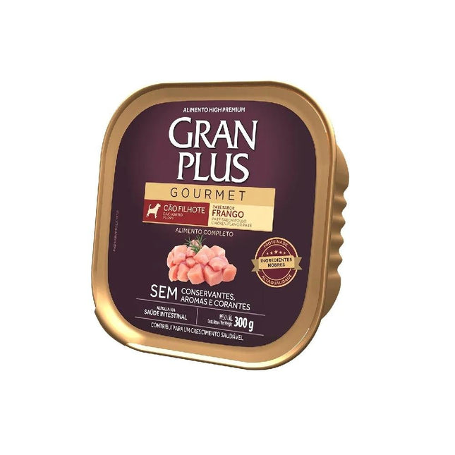 GRAN PLUS GOURMET CAES FILHOTES FRANGO 300G