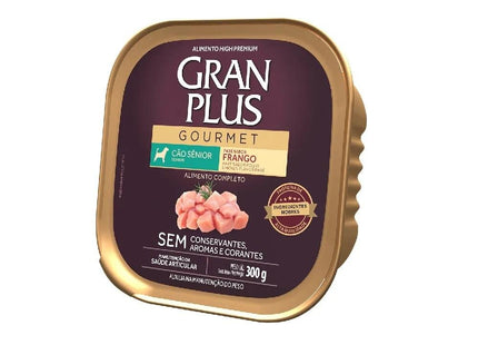 GRAN PLUS GOURMET CAES SENIOR FRANGO 300G