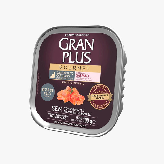 GRAN PLUS GOURMET GATO ADULTO CAST. SALMAO 100G