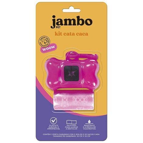 JAMBO KIT PORTA SAQUINHO BASIC ROSA C/2 UN