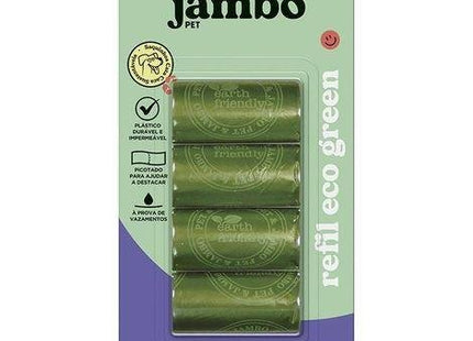 JAMBO REFIL SACOLAS BIO ECO GREEN C/4 ROLOS