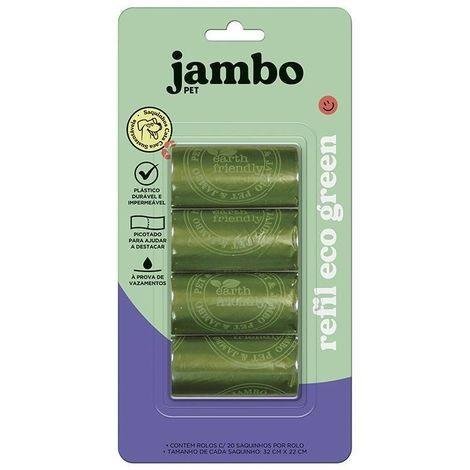 JAMBO REFIL SACOLAS BIO ECO GREEN C/4 ROLOS