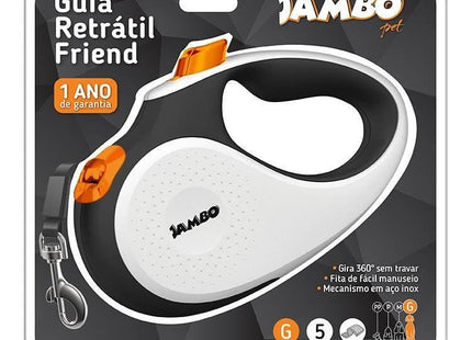 JAMBO GUIA RETRATIL FRIEND GRANDE BRANCA