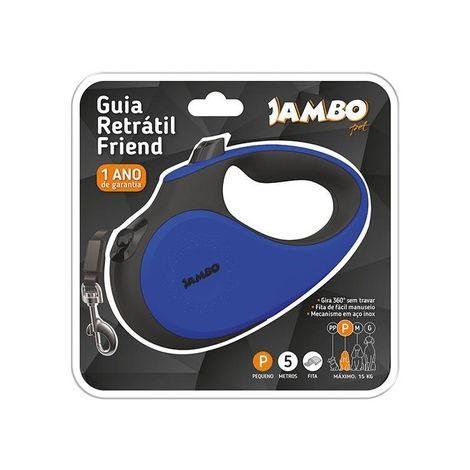 JAMBO GUIA RETRATIL FRIEND PEQUENA AZUL