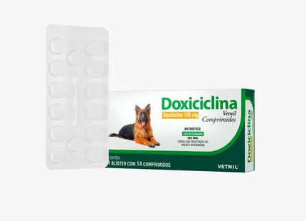 VETNIL DOXICICLINA 100MG - 14 COMPRIMIDOS
