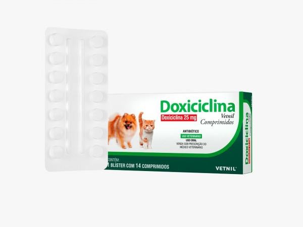 VETNIL DOXICICLINA 25MG - 14 COMPRIMIDOS
