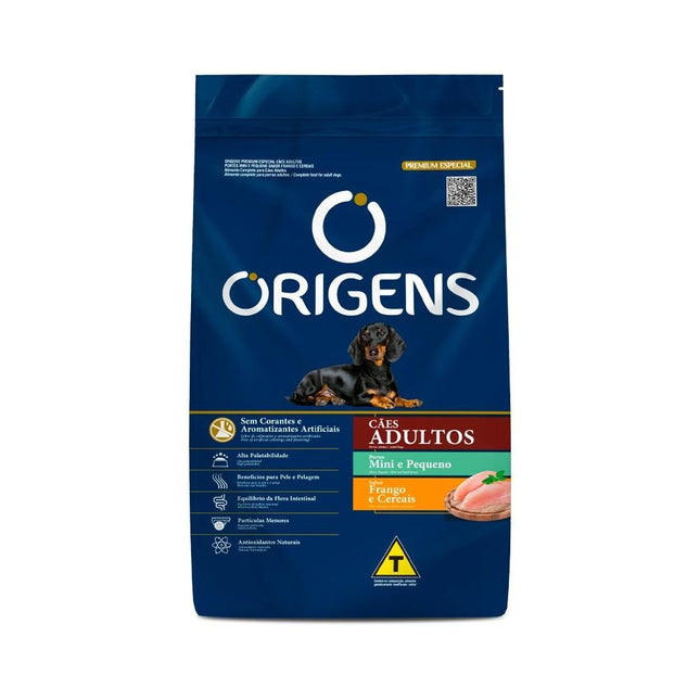 ORIGENS CAES ADULTOS MINI/PEQ. FRANGO/CEREAIS 10,1KG