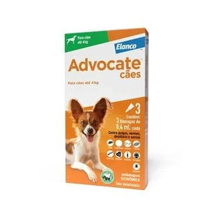 ELANCO ADVOCATE CAES ATE 4KG 0,4ML (LEVE 3 PAGUE 2)