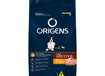 ORIGENS CAES ADULTOS FRANGO/CEREAIS 3KG