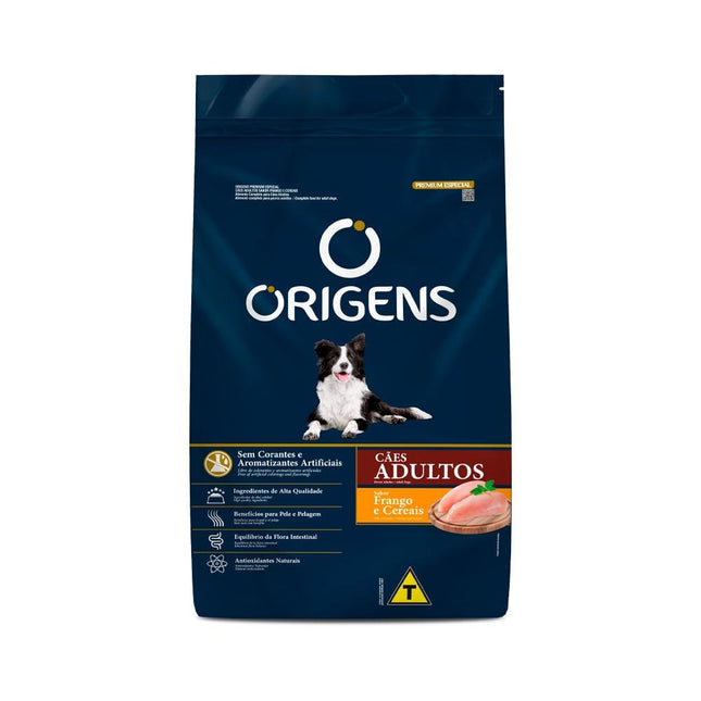 ORIGENS CAES ADULTOS FRANGO/CEREAIS 3KG