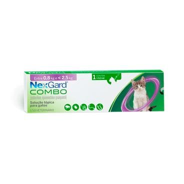 BOEHRINGER NEXGARD GATOS COMBO (0,8 A 2,5KG) - 0,3ML