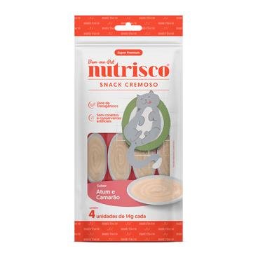 NUTRISCO GATOS SNACK CREMOSO ATUM E CAMARAO 56G