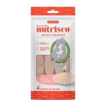 NUTRISCO GATOS SNACK CREMOSO ATUM E CARANGUEJO 56G