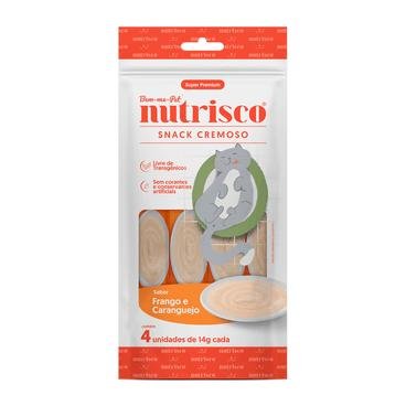 NUTRISCO GATOS SNACK CREMOSO FRANGO E CARANGUEJO 56G