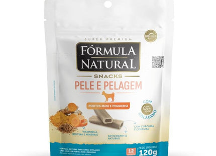 FORMULA NATURAL SNACKS CAES PELE PELAGEM MINI/PEQ. 120G