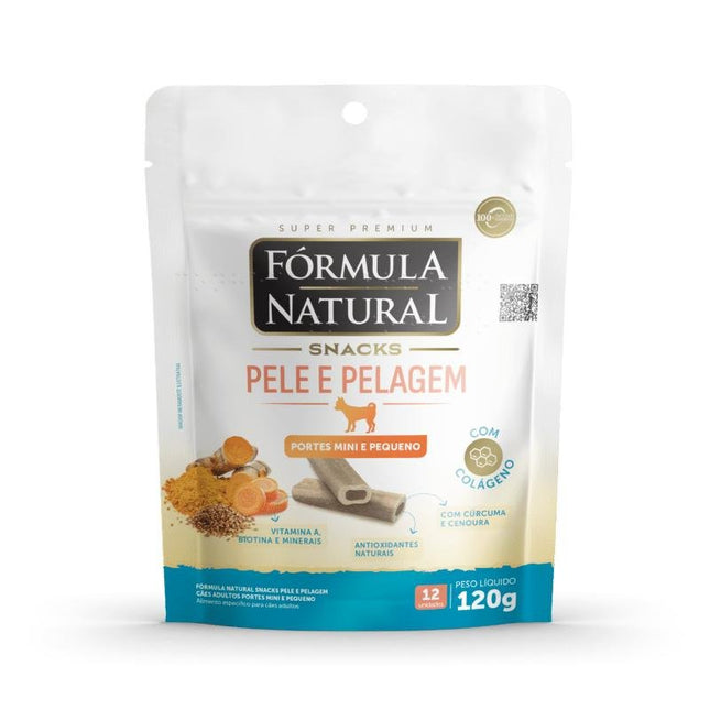 FORMULA NATURAL SNACKS CAES PELE PELAGEM MINI/PEQ. 120G