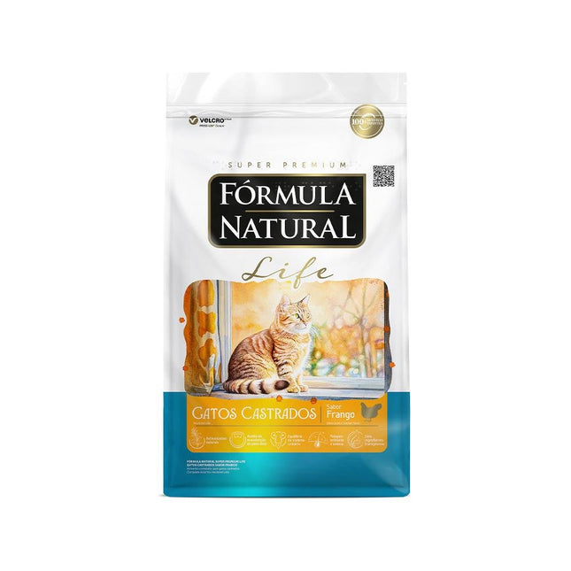FORMULA NATURAL LIFE GATOS CASTRADOS FRANGO 1KG