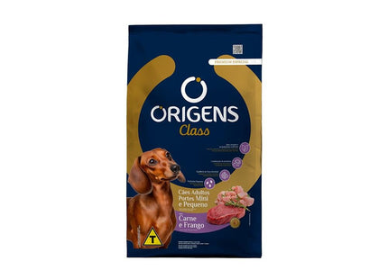 ORIGENS CLASS CAES ADULTOS MINI/PEQ. CARNE/FRANGO 3KG