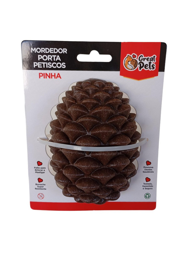 GREAT PETS MORDEDOR PORTA-PETISCOS PINHA