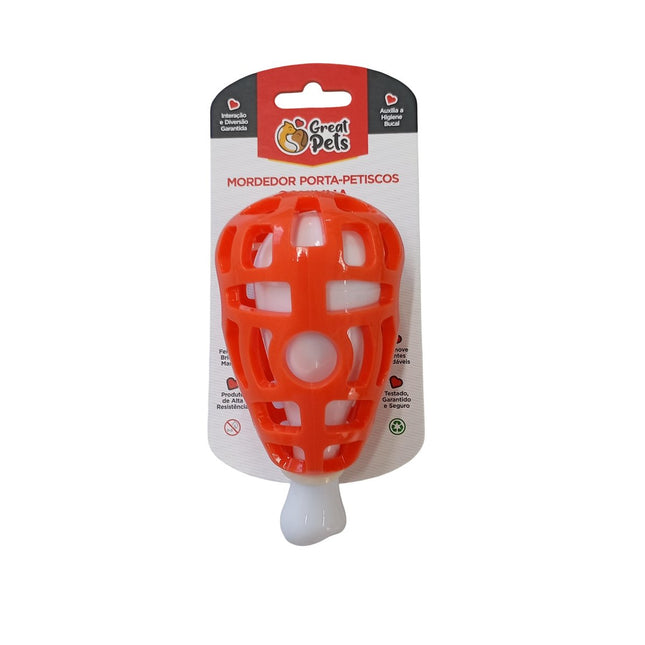 GREAT PETS MORDEDOR PORTA-PETISCOS COXINHA
