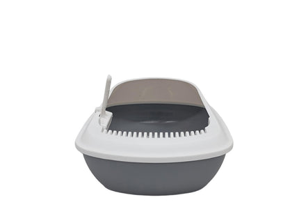 GREAT PETS SANITARIO ABERTO LEBLON CINZA M