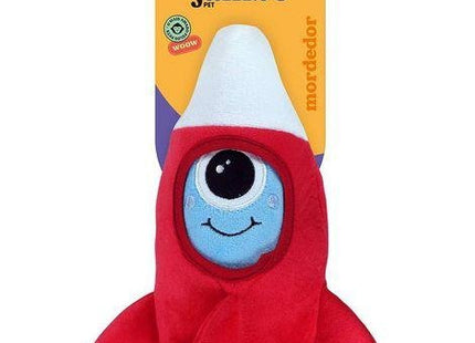 JAMBO BRINQ.  PELUCIA GALAXIA FOGUETE VERMELHO