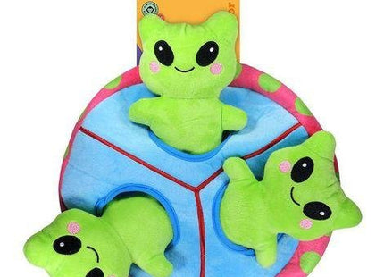 JAMBO BRINQ.  PELUCIA GALAXIA NAVE C/3 ALIENS