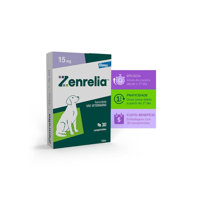 ELANCO ZENRELIA 15MG - 30 COMPRIMIDOS