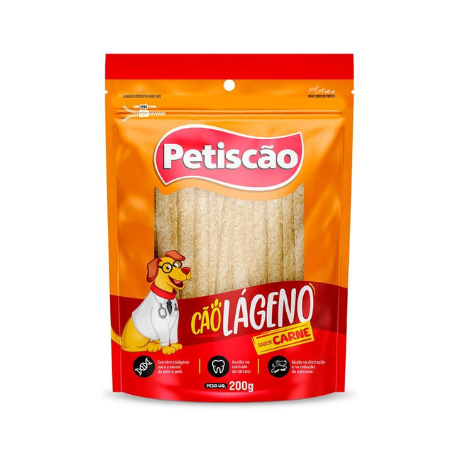 PETISCAO CAOLAGENO CARNE 200G